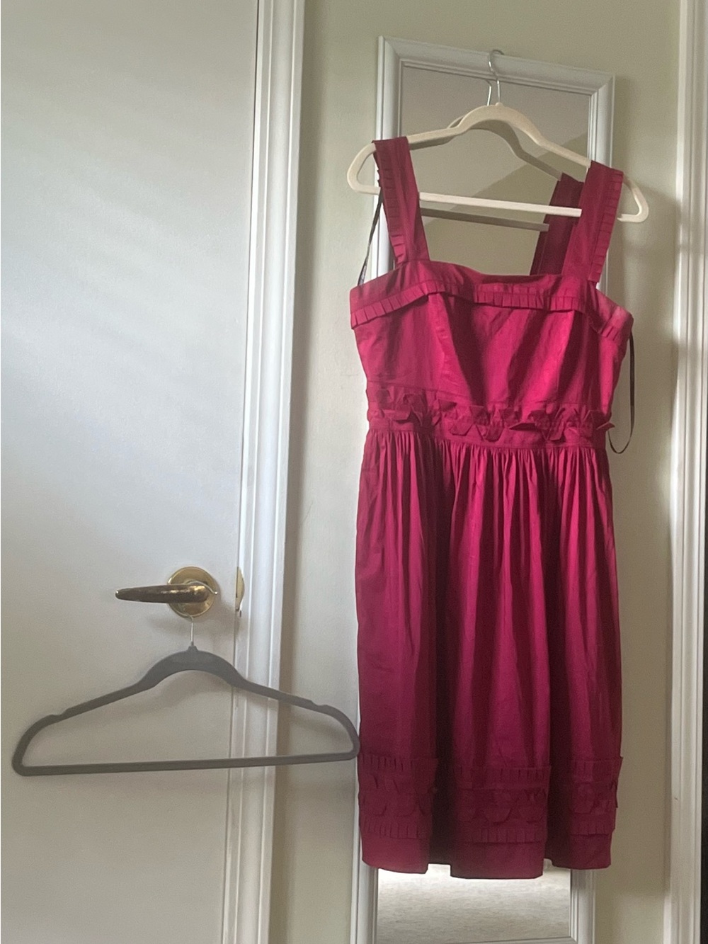 Maggy London Fuchsia/magenta  Midi Dress